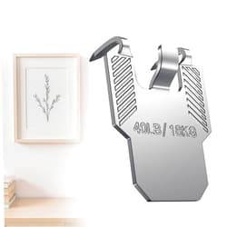 GOROBU 40Pcs Claw Drywall Picture Hanger: 40Lbs Wall Hooks ,No Damage Heavy Duty Wall Hanger for Room Office Decor Easy Tool-Free Nail-Free Drywall Hooks,for Hanging Picture Mirror Photo Poster Kit