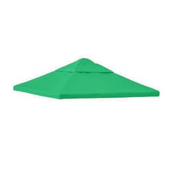 YardJoyliz Upgraded Waterproof All Around Playtime Patio Kitchen Replacement Canopy for Step2 BBQ Center Shaded Outdoor Kids Playhouse, Green