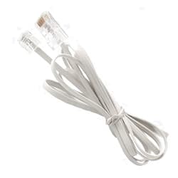 Art&Beauty 2 Pack Telephone RJ11 6P4C to RJ45 8P8C Connector Plug Cable for Landline Telephone
