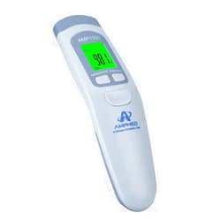 Amplim Non-Contact Forehead Thermometer for Kids and Adults. AmpMed FSA HSA Approved No-Touch Baby Head Temporal Thermometer. Touchless Digital Fever Thermometer for Accurate Temperature Reading