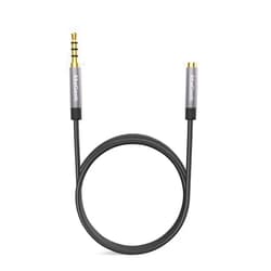 MaGeek 3.5mm Audio Aux Extension Cord 10 ft, Super Long TRRS 4-Pole Headphone Cable Male to Female Auxiliary Extension Adapter Compatible with Beats, iPhone, iPad, Car Audio and More(Black)