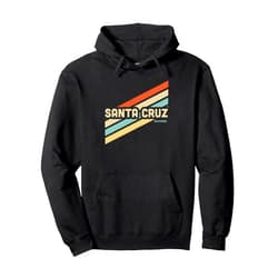 Best Vintage Sunset Retro Souvenirs of California Santa Cruz California Retro Vintage Pullover Hoodie