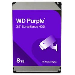 Western Digital 8TB WD Purple Surveillance Internal Hard Drive HDD - SATA 6 Gb/s, 128 MB Cache, 3.5