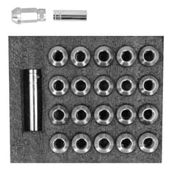 Aramox Lug Nuts, 20Pcs T304 Stainless Steel Wheel Lug Nuts M14x1.5 Thread 2in Height Anti- Locking Lug