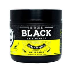 Rolda Black Hair Pomade - Medium Hold And Shine - Black Radiant Formula Temporarily Covers Grey Hairs - Water-based Formula, All Day Hold, Flake-free, Alcohol-free