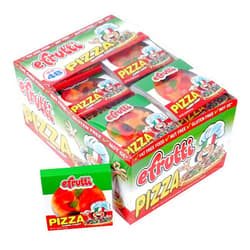 The Hampton Candy Company efrutti Gummi Pizza, 48 Pieces Display Box, Individual Wrapped Pizza Gummy Candy
