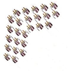 Circle - 25-Pack of Daylight Linear Fluorescent T8 Bulbs F32T8/SP865, 32W, 6500K, 48 inches
