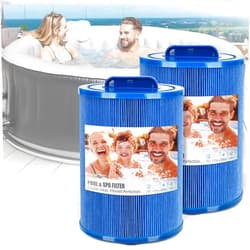 Tomanic 2Pack 6CH-940 Premium SPA Filter Cartridge Replace Pleatco PWW50P3, Filbur FC-0359, Aber Hot Tubs 03FIL1400, Waterway 817-0050 PWW50-Certified with NSF50 for Material Safety, 50 Sq.ft