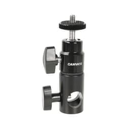 CAMVATE Light Stand Mount Articulated 1/4''-20 Mini Ball Head for Monitor/LED light - 1952