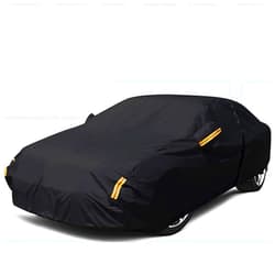 NEVERLAND Sedan Car Cover Waterproof Heavy Duty All Weather Protection Snow Anti-UV Windproof Outdoor Full Car Cover Fit for Automobiles BMW/Mercedes-Benz/Honda（for Car Size:183''L x 70''W x 59''H）