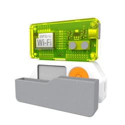 HCJYC Protection Case for Flipper Zero Wi-Fi Dev Board V1 ESP32-S2, Accessories Compatible with Flipper Zero WiFi Dev Board - Green with Grey Color