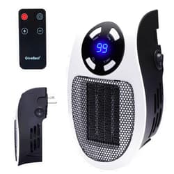Brightown Wall Space Heater 350W&450W Remote Portable Electric Heater with Programmable Adjustable Thermostat, Overheat Protection, Precise LED Display, CSA Certification Safe Heater for Office Dorm Room