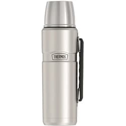 THERMOS Stainless King Vacuum-Insulated Beverage Bottle, 40 Ounce, Matte Stainless Steel