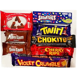 Allens Aussie Chocolate 8 Bar Treat Pack