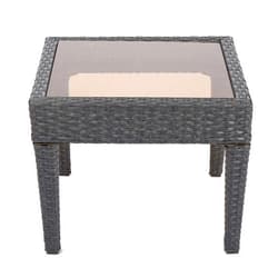 Christopher Knight Home Antibes PE Accent Table, Grey