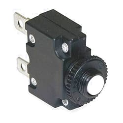 Carling Technologies Circuit Breaker, Thermal Circuit Breaker Type, Push Button Switch Type, Number of Poles: 1 - CMB-153-11C3N-W-A/15