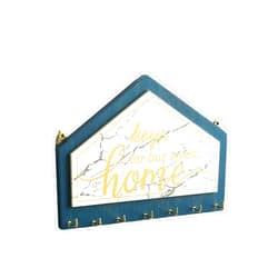 Loloty Key Holder Decorative Wall Mount Key Hooks with 7 Hooks for Front Door Kitchen and Home