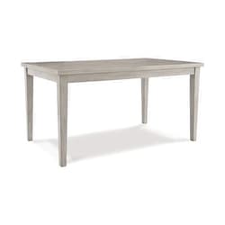 Signature Design by Ashley Parellen Modern Farmhouse Rectangular Dining Room Table, Gray