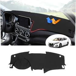 Autorder Dashboard Cover Mat for 2020-2023 2024 Nissan Sentra Accessories Dash Cover Flannel Dash Mat Sunshade Glare UV Rays Protector