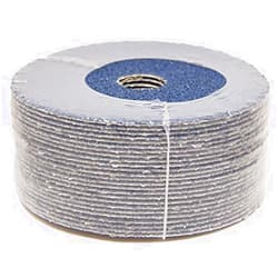 Benchmark Abrasives 5 Inch Sanding Discs Resin Fiber Zirconia Grinding Disc for Grinding, Stripping on Wood, Fiberglass, Steel, Metal, 7/8