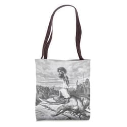 David And Goliath Dore Tote Bag