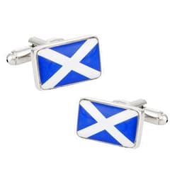 Cuff-Daddy Scotland Flag Cufflinks with Presentation Box