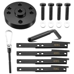 GEARZAAR 3163021 Cam Timing Tool Kit+ 3163530 Engine Brake Adjustment Tool 7mm for Cummins ISX QSX 2007-2017 Enigine, Cam Gear Puller and 4/5/6/7 Degress Cam Timing Wedge Replaces 3163069 3163020