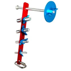 Busy Bird Strip Bird Foraging Toy | Non-Removable Wing Nuts | Durable Puzzle Enrichment Toy | Mind Game | Bird Cage Accessories for Medium to Large Birds Like Cockatoos, Parrots, Macaws, Greys, Parakeets