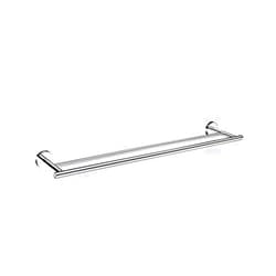 SMEDBO Polished Chrome HK3364 Towel Rail Double, 64.8 x 12 x 4.8 cm