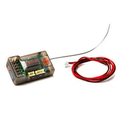 Spektrum SR6100AT 6-Channel DSMR DSM2 Receiver (RC Surface) with AVC and Telemetry: SPMSR6100AT, Black
