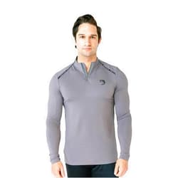 DMoose Fitness Flex & Conquer Long Sleeve Shirt - Men’s Waterproof Top with Thumbholes and Dual Fabric Design for Workouts