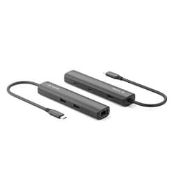 Juiced Systems RapidHUB Ultra-Fast USB-C Hub - 8K HDMI, 2.5GbE Ethernet, 100W PD, 10Gbps USB Ports, Compact Design