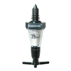 Glitz Distribution 5 X 25ml Beaumont Solo Classic Spirit Measure Bar Optic 3103 by Glitz Distribution
