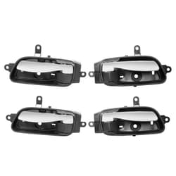 Gledewen Interior Door Handles Set 4PCS, Front & Rear Inside Left Driver & Right Passenger Side Handle With Chrome Lever, Compatible with 2013-2017 Nissan Altima Pathfinder, Replaces# 80671-3TA0D 80670-3TA0D