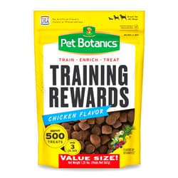 Pet Botanics 20 oz. Pouch Training Reward Soft & Chewy, Chicken Flavor, with 500 Treats Per Bag, The Choice of Top Trainers