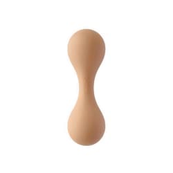 mushie Silicone Baby Shaker Rattle Toy | Ages 3+ Months (Natural)