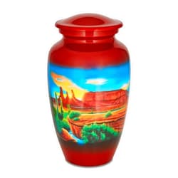 Titan Casket Artist Urn - Sonoran Desert