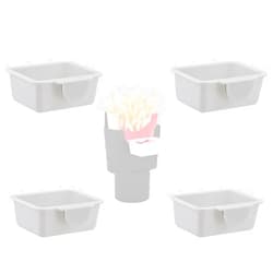 ISaddle Sauce Holder for French Fry Cup Holder - Automotive Interior Accessories for Chips Fast Food Cup Holder Fits Vehicle Boat Truck RV Perfect for On-The-Go Snacking (4 Pcs)