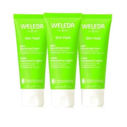 Weleda - Skin Food Light Moisturizing Cream 3-pack - Fast-Absorbing, Ultra-Hydrating Formula with Sunflower Oil and Pansy Extract