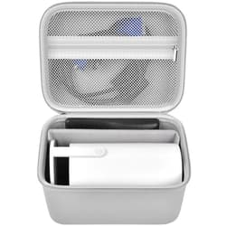 Grapsa Mini Projector Case Compatible with Magcubic for Alwtniet for Limimart for Aubor for HIPPUS Portable Projector 4K 1080P Support, Storage Holder Organizer for accessories (Box Only) -Light Grey