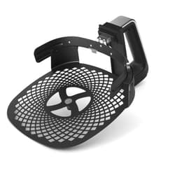 Philips Kitchen Appliances Pizza Master Accessory Kit for Philips Airfryer XXL Models, 26 cm Pizza Tray, Ready in 8 Minutes, Dishwasher Safe Parts for Easy Cleaning, HomeID App, Black (HD9953/00)