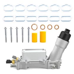 YITHSWAY 926-959 Aluminum Engine Oil Cooler Filter Housing Adapter for Jeep Cherokee Wrangler JK,Chrysler 300 Pacifica,Dodge Durango Journey Charger Challenger Grand Caravan,Ram ProMaster 1500 2500 3500 3.6L