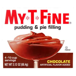 My-T-Fine Pudding & Pie Filling Mix, Chocolate, 3.12 OZ (Pack of 6)