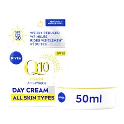 NIVEA Q10 Plus ANTI-WRINKLE with SPF 30 Day Care Cream 50 ml size (1.69 oz)
