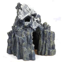 BCSIUHD Aquarium Decorations - Skull Mountain Landscape Fish Tank Decoration, Betta and Reptiles Sleep Rest Play Game Cave