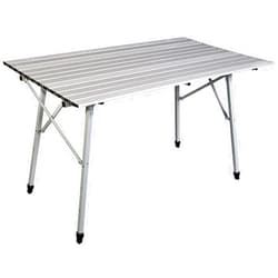 Camp Chef Mesa Aluminum Camp Table - Portable, Collapsible Camping Table for Outdoor & Camping Gear - Adjustable Table Height (27