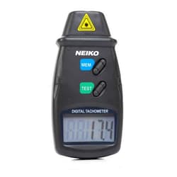 NEIKO 20713A Digital Tachometer, Noncontact Laser Photo Sensor with 2.5 to 99,999 RPM Accuracy, RPM Gauge Marker with Batteries Included