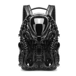 CerfoParlen Men Goth Bag Alien Y2K Backpack Xenomorph Costume for Women Outdoor (black)