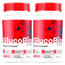 LIVORKA (2 Pack) GlucoBio Capsules - Official Gluco Bio Support Capsules, Advanced Formula for Overall Balance, GlucoBio Pills, GlucoBio Supplement, Glucovio Reviews, 60 Capsules