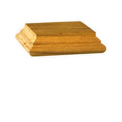 CAPITOL CITY LUMBER 4x4 Hatteras Castine Cedar Post Cap With No Hole